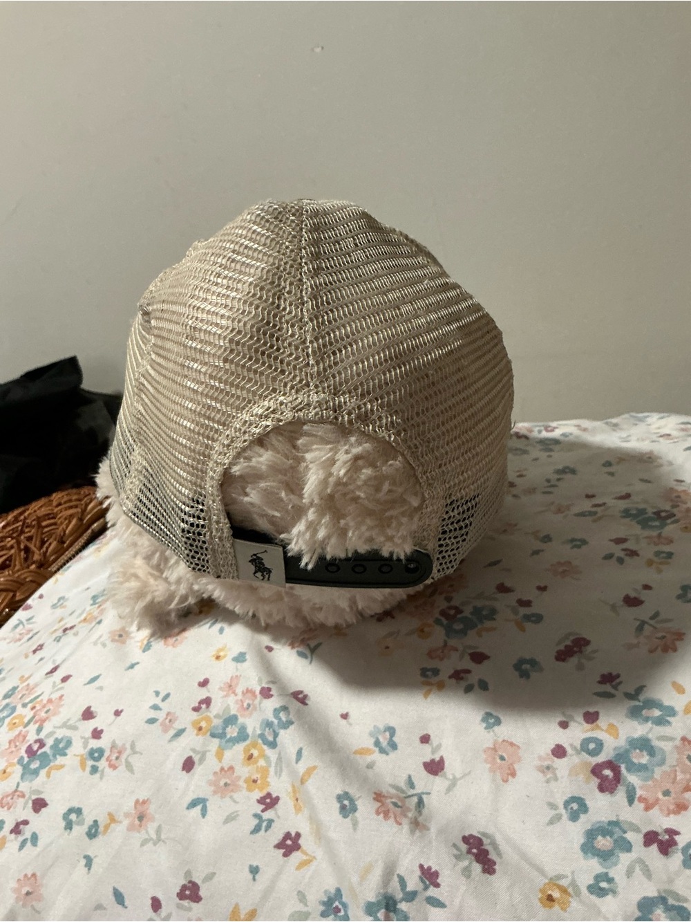 Polo by Ralph Lauren Black and Cream New York Trucker Hat - Picture 3 of 5